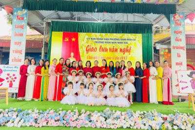 CHƯƠNG TRÌNH GIAO LƯU VĂN NGHỆ CHÀO MỪNG NGÀY QUỐC TẾ PHỤ NỮ 8/3