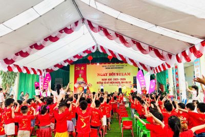Trường MN Ninh Hải tổ chức Ngày hội STEAM – Lan tỏa giá trị giáo dục trải nghiệm cho trẻ Mầm non